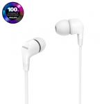 Philips TAE1105WT, 3,5 mm, valge - Juhtmega k&otilde;rvasisesed k&otilde;rvaklapid / TAE1105WT/00