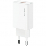 USAMS Charger T69 18W USB-A white