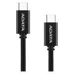 STICK ADATA USB 2.0 Kabel, USB-C Stecker > USB-C Stecker (schwarz, 2 Meter, PD 3.0, QC 3.0, Laden mit bis zu 100 Watt)