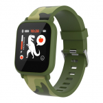 CANYON My Dino KW-33, Teenager smart watch, 1.3 inches IPS full touch screen, green plastic body, IP68 waterproof, BT5.0