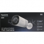 Renew. Reolink PCRPB4K02 Smart 4K 133&deg; View PoE Bullet Camera with 5&times; Optical Zoom | Reolink Smart 4K 133&deg; View PoE Camera with 5&times; Optical Zoom | RP-PCB8MZ | 24 month(s) | Bullet | 8 MP | F2.7-13.5mm/F1.6 | IP67 | H.265/H.264 | Micro SD, Max. 512 GB |