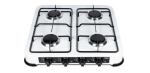 Promis KG400B hob white Countertop Gas 4 zone(s)