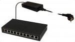 PULSAR SG108 network switch Gigabit Ethernet (10/100/1000) Power over Ethernet (PoE) Black KILPULSWI0001