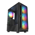RAMPAGE PC CASE WITH WINDOW SHIVA Black
