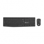 Natec | Keyboard and Mouse | Squid 2in1 Bundle | Keyboard and Mouse Set | Wireless | Wireless connection | US | Black