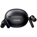 USAMS Bluetooth headphones TWS E02 ANC+ENC black