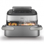 Philips Airfryer 5000, 9.5 L, 2750 W, aurufunktsioon, h&otilde;bedane/must - Kuuma&otilde;hufrit&uuml;&uuml;r / NA565/02