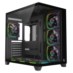 RAMPAGE PC CASE WITH TEMPERED GLASS Black