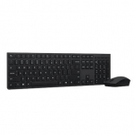 Lenovo Professional Wireless Rechargeable Combo Keyboard and Mouse | Keyboard and Mouse Set | Wireless | Mouse included | Bluetooth | US Euro | Rechargeable professional | Grey