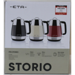Renew. ETA ETA918690040 Storio Kettle, Power 2150 W, Capacity 1.7 L, Stainless steel, Beige | Renew. ETA | Storio Kettle | ETA918690040 | Standard | 2150 W | 1.7 L | Stainless steel | 360&deg; rotational base | Beige | USED