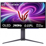 68,6cm/27" (2560x1440) LG Ultragear 27GS95QE-B 16:9 QHD OLED Gaming 0,03ms 240Hz HDR10 HDMI DP USB Privot Black