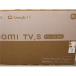 Renew. Xiaomi TV S Mini 2025 55" (3840 x 2160) | Renew. Xiaomi | TV | S Mini LED 2025 | 55 | Smart TV | Google TV | UHD | Black | DAMAGED PACKAGING | 32 GB