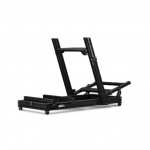 Next Level Racing GTElite Lite | Aluminium Simulator Cockpit, Wheel Plate Edition | Black NLR-E028