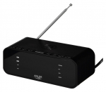 ADLER AD 1192b radio alarm clock black