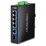 TRENDnet TI-G50611 Industrial DIN-Rail Switch 6-Port 2.5G mit 10G Ports