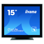 38,0cm/15" (1024x768) iiyama ProLite T1532MSC-B5AG 4:3 TN 8ms HDMI DisplayPort VGA VESA Speaker Touch Black