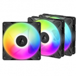 ARCTIC P14 Pro Reverse A-RGB PWM - Case fan (3 Pack) - 400-2650 rpm PWM Controlled 0 rpm below 5% PWM