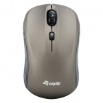 Equip Optische Maus kabellos USB Mini R+L grau