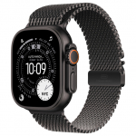 Apple Watch Ultra 3 Titanium Cellular 49mm Schwarz (Milanaise Titan schwarz) Large