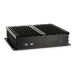 Inter-Tech IP-40 Geh&auml;use Thin Mini-ITX, USB 3.0, schwarz