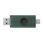 Kingston DataTraveler Duo | 128 GB | USB Type-C/Type-A | Black/Green