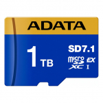 CARD ADATA Premier Extreme microSDXC SD7.1 1 TB blau/gelb Express UHS-I U3 Class 10