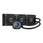 K CORSAIR NAUTILUS 360 RS LCD Black AiO Water Cooling