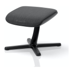 noblechairs Fu&szlig;st&uuml;tze 2 - TX Anthrazit