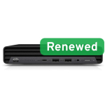 HP Renewed Grade A | EliteDesk 800 G6 Desktop Mini | Intel Core i5 | i5-10500T | 8 GB | SSD | 256 GB | Intel UHD Graphics 630 | Windows 11 Pro
