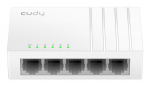 Cudy FS105D network switch Unmanaged Fast Ethernet (10/100) White