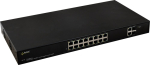 PULSAR SF116 network switch Managed Fast Ethernet (10/100) Power over Ethernet (PoE) 1U Black KILPULSWI0007