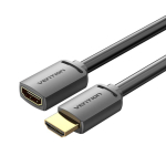 CABLE HDMI MALE/FEMALE 4K/1M BLACK AHCBF VENTION