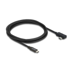 Koaxiales USB 40 Gbps Kabel gewinkelt links / rechts USB PD 3.1 240 W 2 m