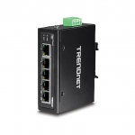 TRENDnet TI-G50 5-Port Gehrteter Industrieller Gigabit DIN-Rail Switch