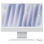 iMac Z1EH 59,62cm 23,5Zoll Standardglas M4 10C CPU/10C GPU/16C N.E. 24GB 256GB SSD Gbit Eth MM MaKey TID DE Silber