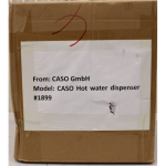 SALE OUT. Caso 01899 Hot Water Dispenser NOT ORIGINAL PACKAGING, SCRATCHED, DEMO | SALE OUT. | Caso NOT ORIGINAL PACKAGING, SCRATCHED, MISSING MANUAL