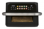 ProfiCook PC-FR 1313 H Double 10 L Stand-alone 2400 W Hot air fryer Black, Stainless steel
