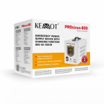 KEMOT PROsinus-800 emergency power supply unit &ndash; a pure sine wave inverter with a 12V charging function, 230V, 800VA/500W