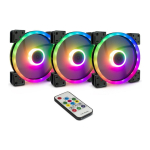Inter-Tech L&uuml;fter 140*140*25 ARGUS RGB-FAN SET RS-14 retail