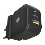 ICY BOX Charger 38W 2-Port USB-A 18W/USB-C 30W Black
