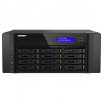 QNAP TS-h1290FX-7302P-128G 12 Bay U.2 NVMe PCIe Gen4 x4 all-flash desktop NAS AMD EPYC 16-core 7302P 128GB RDIMM ECC DDR4