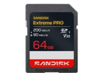 SANDISK Extreme Pro SD UHS-I 64GB SD 200MB/s Read 90MB/s Write