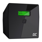 Green Cell 1000VA 700W &Uuml;berspannungsschutz 230V Black