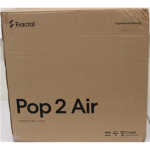 Renew. Fractal Design Pop 2 Air, Black Solid | Fractal Design Case | Pop 2 Air | ATX | Black Solid | DAMAGED PACKAGING, SCRATCHED SIDE