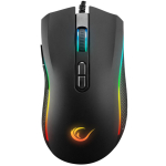 RAMPAGE SMX-R44 V2 MACRO BLACK MOUSE 12800 DPI RGB LED