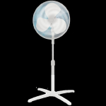 Stand fan, 40cm, 40W, 3 speeds, mechanical, noise level: 55-65 dB, Oscillation 80&deg;, Tilting +16&deg; -8&deg;, Adjustable height 120cm,