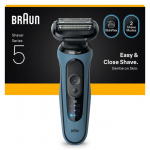 Braun Series 5, Wet & Dry, sinine - Pardel / 52-A1000S