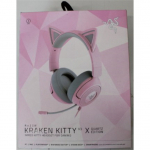 Renew. Razer Kraken Kitty V3 X Headset, Quartz | Renew. Razer Gaming Headset | Kraken Kitty V3 X | Wired | Over-Ear | Microphone | Quartz | DEMO | Warranty 24 month(s)