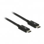 Delock Thunderbolt&trade; 3 (20 Gb/s) USB-C&trade; Kabel Stecker > Stecker passiv 1,5 m 5 A schwarz