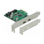 PCI Express x1 Karte zu 2 x extern USB 5 Gbps USB Type-C&trade; Buchse